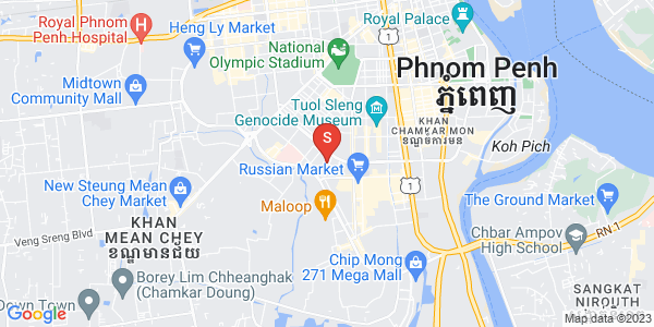 Carte de Toul Tum Poung 1, Chamkarmon, Phnom Penh