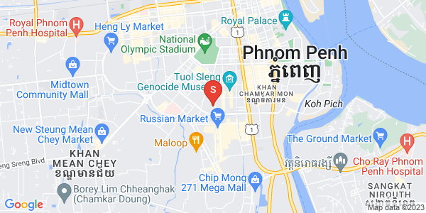 Map of Toul Tum Poung 1, Chamkarmon, Phnom Penh