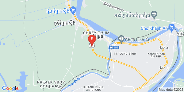 Mapa: 21, Sampov Poun, Kaoh Thum, Kandal