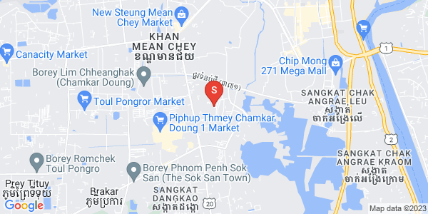 Map of Toul Tum Poung 1, Chamkarmon, Phnom Penh