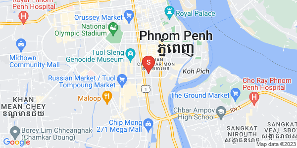 Map of BKK 1, Boeng Keng Kang, Phnom Penh