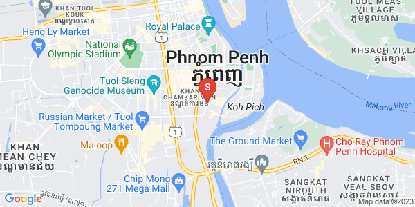 Map of BKK 1, Boeng Keng Kang, Phnom Penh