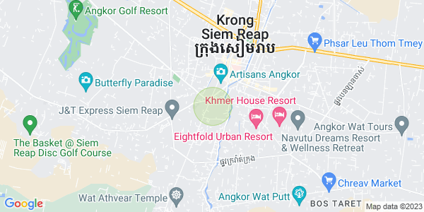 Sala Kamraeuk县, 暹粒地图