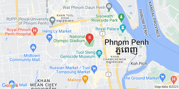 Mapa: Toul Svay Prey 1, Boeng Keng Kang, Phnom Penh