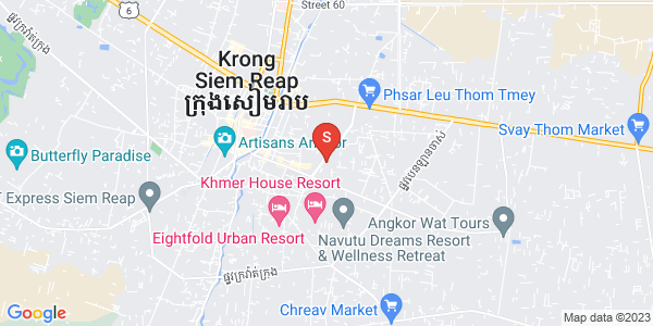 Svay Dangkum分区, 暹粒地图