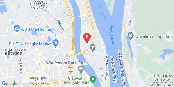 Carte de Chroy Changvar, Phnom Penh