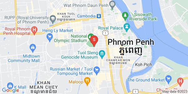 Mapa: Veal Vong, 7 Makara, Phnom Penh