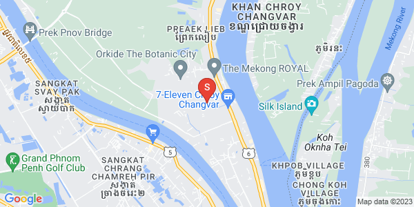 Carte de Preaek Lieb, Chroy Changvar, Phnom Penh