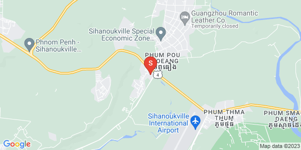 Mapa: Road 4 Ream National, Bet Trang, Kampong Saom, Sihanoukville