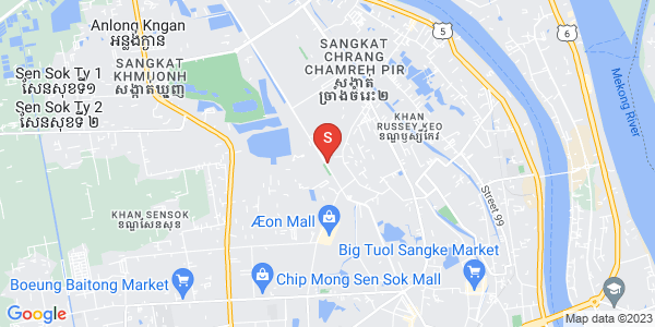 チュランチャムレ2, ルッセイケオ, プノンペンの地図
