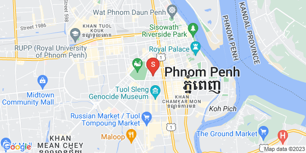 Boeung Tumpun分区, 棉芷区, 金边地图