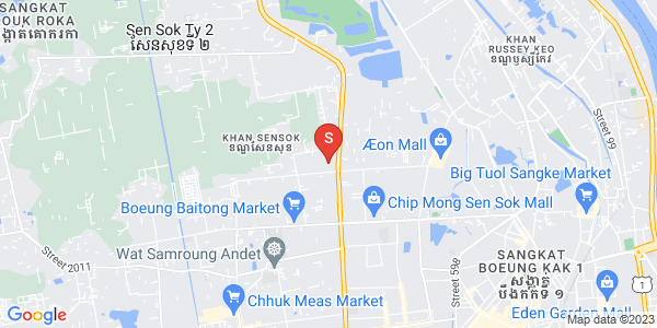 168 ផ្លូវបុរីអារីតា, Khmuonh分区, 森速区, 金边地图