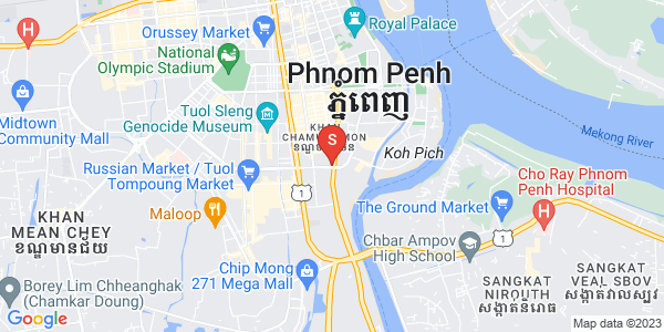 Mapa: BKK 1, Boeng Keng Kang, Phnom Penh