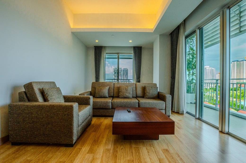 เซอร์วิสอพาร์ทเม้นท์ สำหรับเช่า ใน Chroy Changvar $1,400