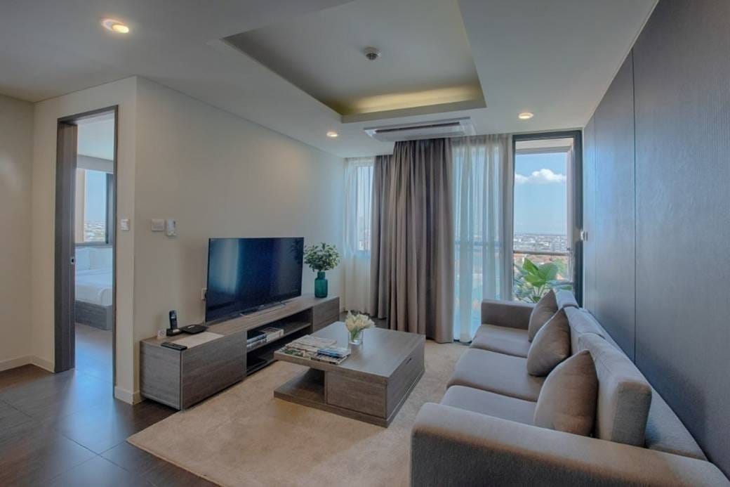 Granferte Phnom Penh | Apartament z obsługą Na wynajem o powierzchni mieszkalnej 48-127 m² w Toul Kork