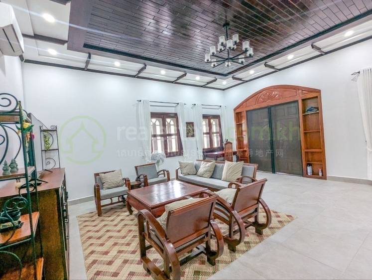 Siem Reap วิลล่า สำหรับเช่า ใน Svay Dankum Siem Reap $1,800