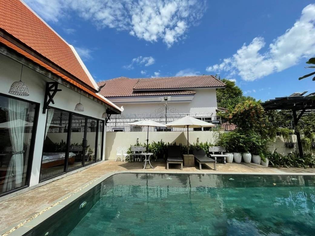 Villa À louer à Svay Dankum, Siem-Réap, Siem-Réap