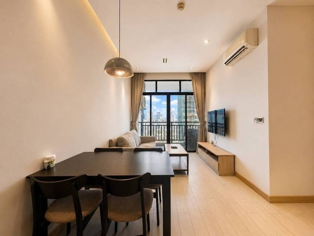 45 sqm Living Size Apartmán se službami K pronájmu in Boeng Keng Kang