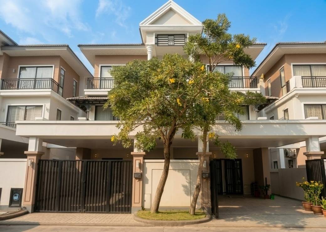 Cheung Aek, Dangkao, Phnom Penh的双子别墅出售