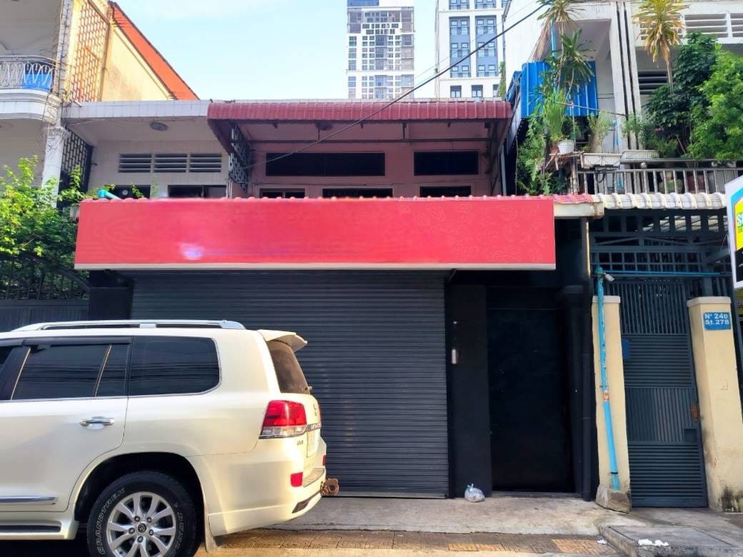 Prime Shophouse for Rent in BKK1 | Ideal for Living & Business