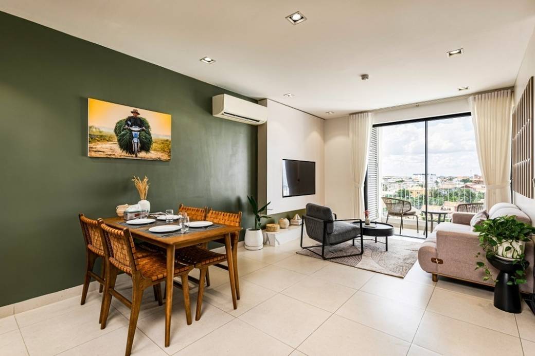 Furnished 1-Bedroom + Office Apartment at Velea - 72 m²
