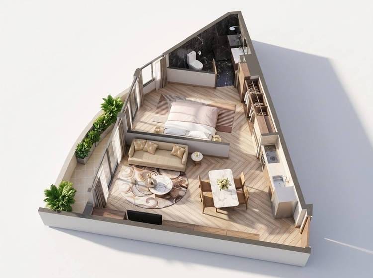 Condo For Sale in Boeung Kak 1, Toul Kork, Phnom Penh