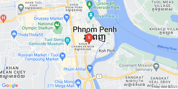 Carte de Toul Tum Poung 1, Chamkarmon, Phnom Penh