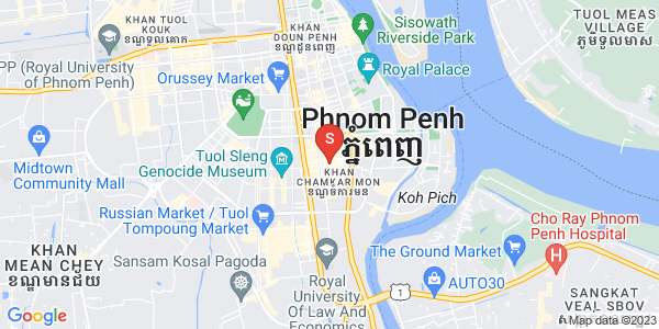 万景岗2分区（BKK2), 波哥堪, 金边地图