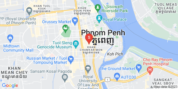 BKK 1, ボンケンコン, プノンペンの地図