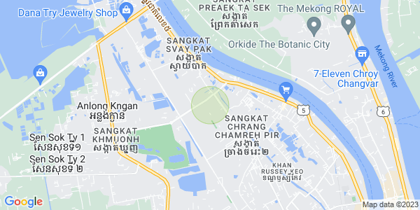 ផែនទី ឫស្សីកែវ, ភ្នំពេញ