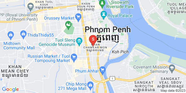 Carte de BKK 1, Boeng Keng Kang, Phnom Penh