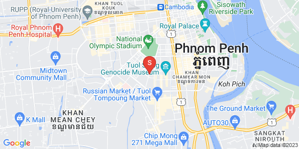 万景岗1分区（BKK1), 波哥堪, 金边地图