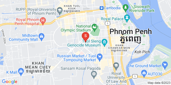Map of BKK 3, Boeng Keng Kang, Phnom Penh