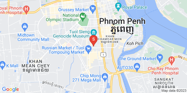 Map of Boeung Trabek, Chamkarmon, Phnom Penh