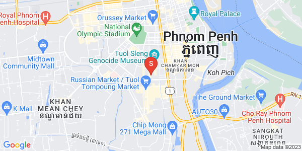 Mapa: Boeung Trabek, Chamkarmon, Phnom Penh