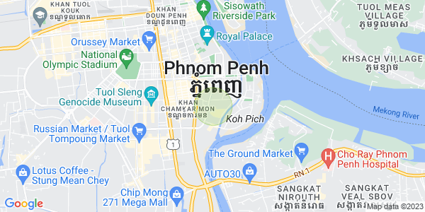 백색하구역, 짬까몬, 프놈펜 지도
