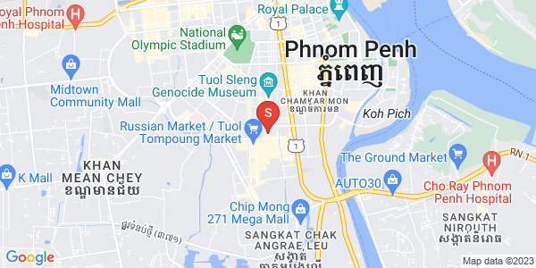 Map of BKK 1, Boeng Keng Kang, Phnom Penh