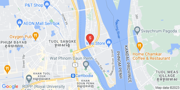 Mapa: Chroy Changvar, Phnom Penh