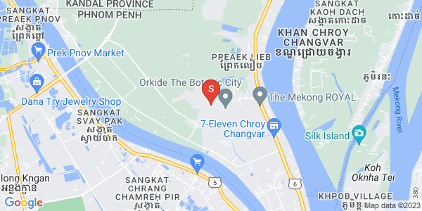 Preaek钽石岗, 水净华区, 金边地图