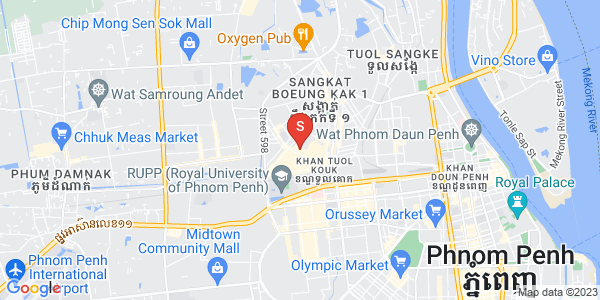 Map of Boeung Kak 2, Toul Kork, Phnom Penh
