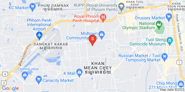 Map of Tuek Thla, Sen Sok, Phnom Penh