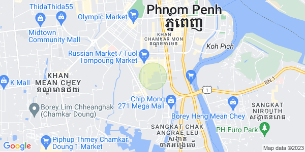 Carte de Tumnob Tuek, Boeng Keng Kang, Phnom Penh
