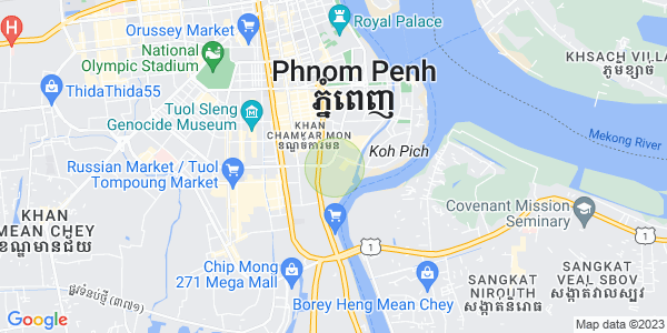 百色河分区, 占卡蒙, 金边地图