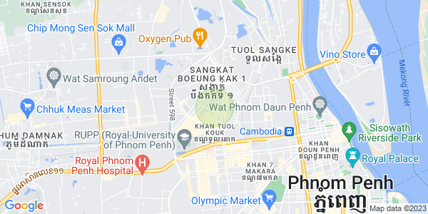 ផែនទី បឹងកក់១, ទួលគោក, ភ្នំពេញ