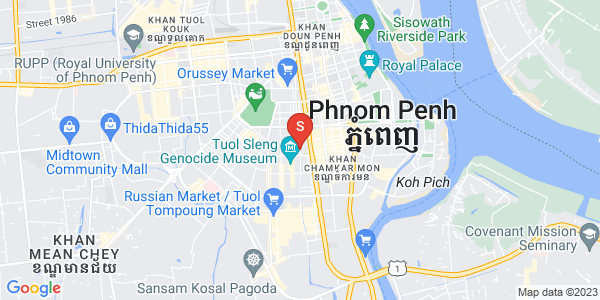 ブン・カック1, トゥールコーク, プノンペンの地図