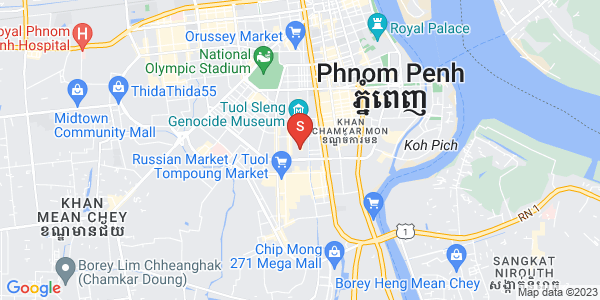 Mapa: BKK 1, Boeng Keng Kang, Phnom Penh