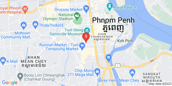 Map of Boeung Trabek, Chamkarmon, Phnom Penh