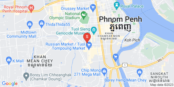 주더분1구역, 짬까몬, 프놈펜 지도