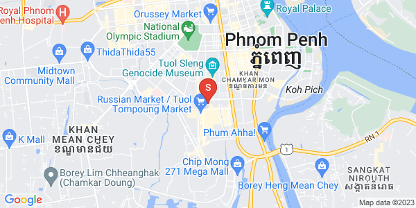 Mapa: BKK 2, Boeng Keng Kang, Phnom Penh
