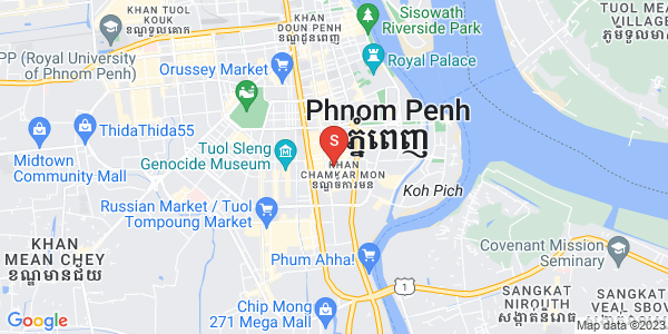 万景岗1分区（BKK1), 波哥堪, 金边地图